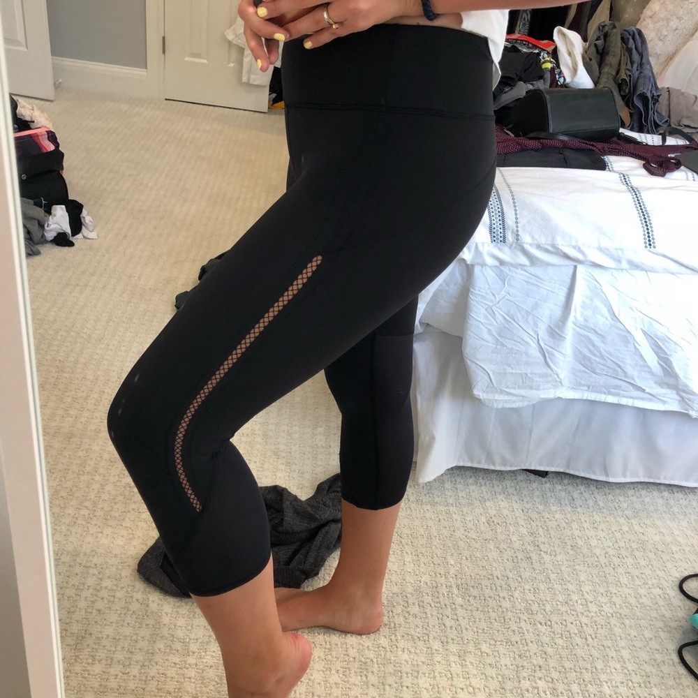 Lace up lululemon leggings